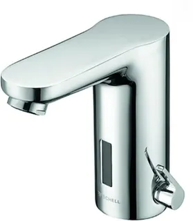 Schell Elektronische CELIS E Waschtisch Armatur, Typ HD-M, Steckernetzteil chrom