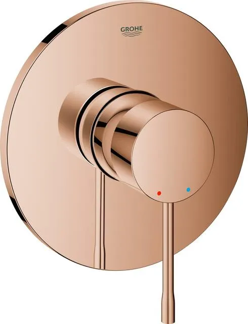 Grohe ESSENCE Brausearmatur, Unterputz, Fertigset, warm sunset