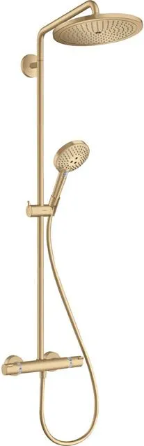 Hansgrohe Showerpipe CROMA SELECT S 280 1jet, mit Brausethermostat brushed bronze