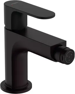 Hansgrohe Bidetmischer Rebris S, mit Metall Zugstangen-Ablaufgarnitur mattschwarz