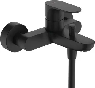 Hansgrohe Wannenmischer Rebris S, Aufputz mattschwarz