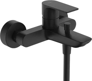 Hansgrohe Wannenmischer Rebris E, Aufputz mattschwarz