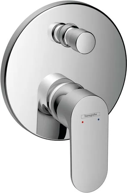 Hansgrohe Fertigmontageset Rebris S, Wannenmischer, Unterputz chrom