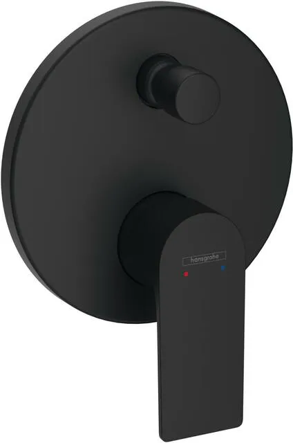 Hansgrohe Fertigmontageset Rebris E Wannenmischer, Unterputz mattschwarz