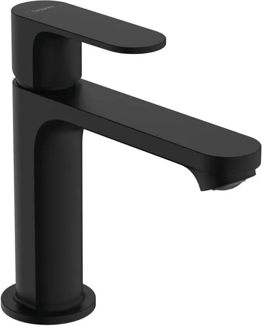 Hansgrohe Waschtischmischer Rebris S 110, mit Ablaufgarnitur mattschwarz