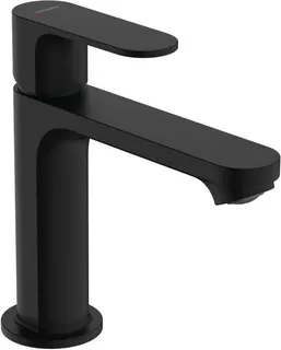 Hansgrohe Waschtischmischer Rebris S 110, mit Ablaufgarnitur mattschwarz