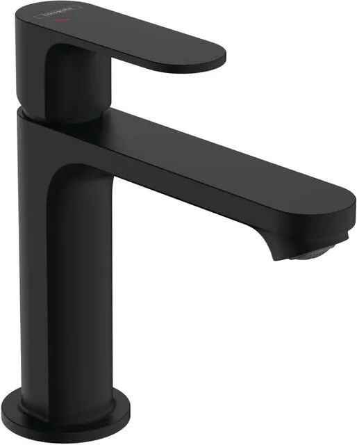 Hansgrohe Waschtischmischer Rebris S 110, mit Ablaufgarnitur mattschwarz