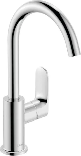 Hansgrohe Waschtischmischer Rebris S 210, Schwenkkopf, mit Ablaufgarnitur chrom