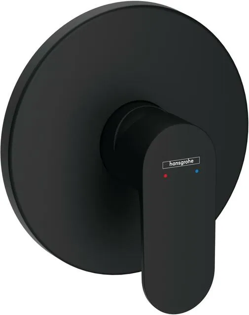 Hansgrohe Fertigmontageset Rebris S, Brausemischer, Unterputz mattschwarz