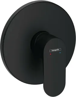 Hansgrohe Fertigmontageset Rebris S, Brausemischer, Unterputz mattschwarz