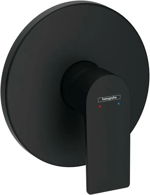Hansgrohe Fertigmontageset Rebris E, Brausemischer, Unterputz mattschwarz