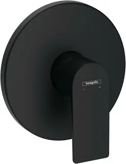 Hansgrohe Fertigmontageset Rebris E, Brausemischer, Unterputz mattschwarz