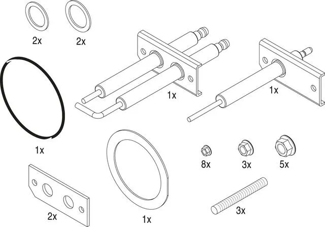 BOSCH Ersatzteil TTNR: 8738805303 Service Set KB372 / Condens 7000F everp