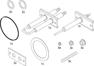 BOSCH Ersatzteil TTNR: 8738805303 Service Set KB372 / Condens 7000F everp