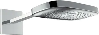 Hansgrohe Kopfbrause RAINDANCE SELECT E 300 3jet, Wand-Unterputz-Montage, mit Brausearm chrom