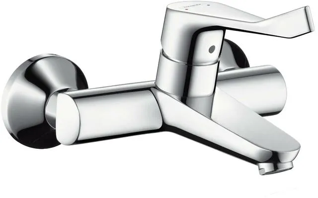 Hansgrohe FOCUS CARE Badearmatur, DN 15, Aufputz, mit extra langem Griff chrom