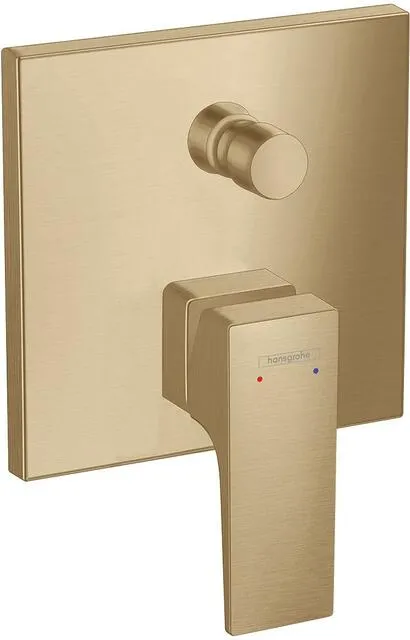 Hansgrohe METROPOL Badearmatur, Unterputz, brushed bronze