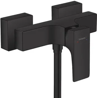 Hansgrohe METROPOL Duscharmatur, Aufputz, mit Hebelgriff mattschwarz