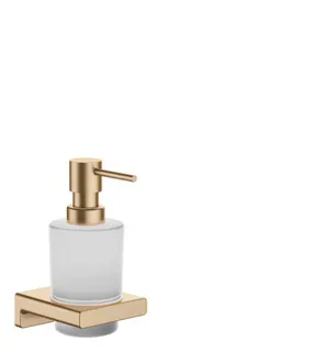 Hansgrohe Lotionspender AddStoris, Wandmontage brushed bronze