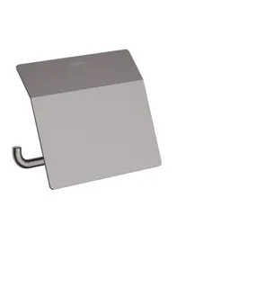 Hansgrohe Papierrollenhalter AddStoris, mit Deckel brushed black