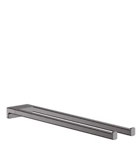 Hansgrohe Handtuchhalter AddStoris, zweiarmig, 445mm brushed black