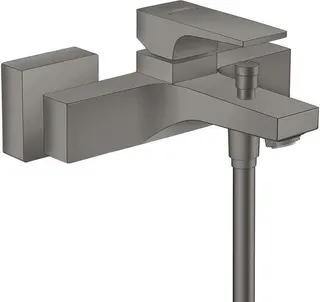 Hansgrohe METROPOL Badearmatur, Aufputz brushed black chrom