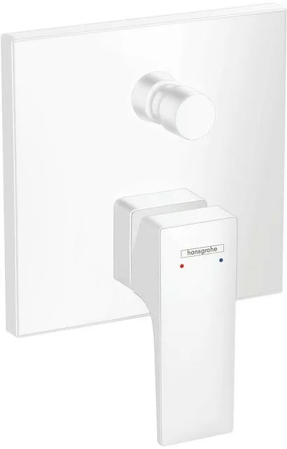 Hansgrohe METROPOL Badearmatur, Unterputz, mit Sicherungskombination, mattweiß
