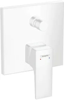 Hansgrohe METROPOL Badearmatur, Unterputz, mit Sicherungskombination, mattweiß