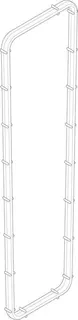 BOSCH Ersatzteil Dichtung Reinigungsd. Blck CLA-1 sp (6x)