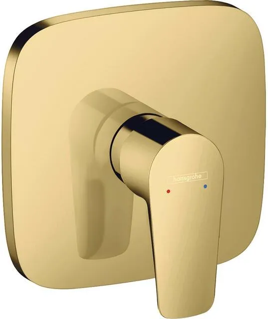 Hansgrohe TALIS E Brausearmatur, Fertigset, Unterputz, polished gold optic