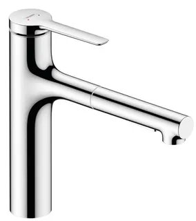 Hansgrohe Spültischmischer Zesis M33, 160, Ausziehbrause, 2 jet chrom