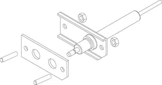 BOSCH Ersatzteil Überwachungselektrode VM G-Unit everp