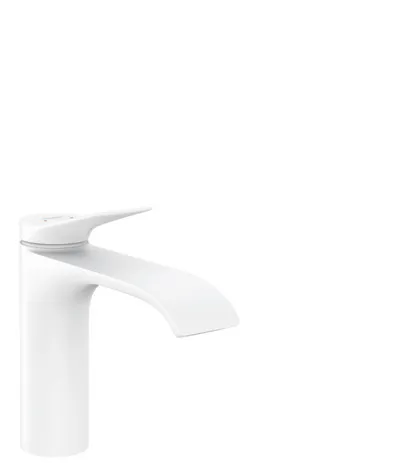 Hansgrohe VIVENIS 110 Waschtischmischer, ohne Ablaufgarnitur mattweiß