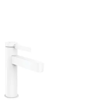 Hansgrohe FINORIS 110 Waschtischmischer, mit Zugstangen Ablaufgarnitur 1 1/4" mattweiß