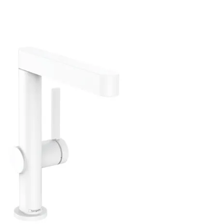 Hansgrohe FINORIS 230 Waschtischarmatur, mit Schwenkauslauf, mattweiß