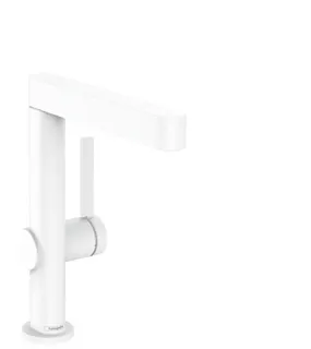 Hansgrohe FINORIS 230 Waschtischarmatur, mit Schwenkauslauf, mattweiß