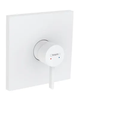 Hansgrohe FINORIS Brausearmatur, Unterputz, Fertigset, mattweiß