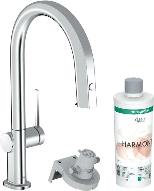 Hansgrohe Filtersystem 210 Aqittura M91, Ausziehschlauch, 1 jet, Starter Set chrom