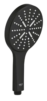 Grohe Rainshower Smartactiv 130 Handbrause 3 Strahlarten (phantom black)