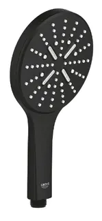 Grohe Rainshower Smartactiv 130 Handbrause 3 Strahlarten (phantom black)