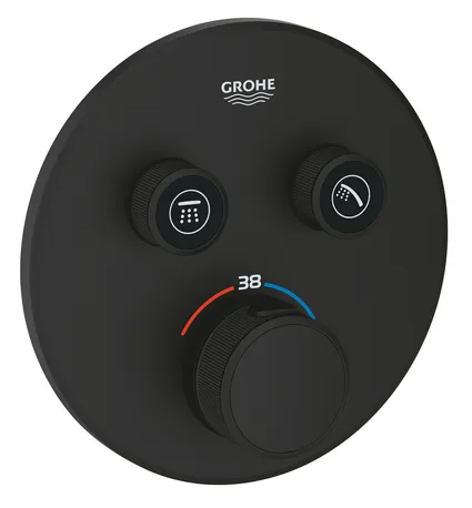 Grohe Grotherm Smartcontrol Thermostat mit Absperrventilen (phantom black)