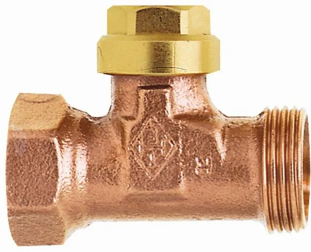 Heimeier Rücklauf Regulierventil 1/2" IG mit 3/4" AG
