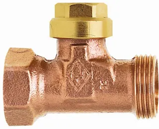Heimeier Rücklauf Regulierventil 1/2" IG mit 3/4" AG