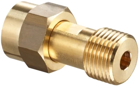 Oventrop Übergangsstück, Messing, 1/2"