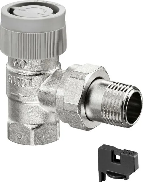 Oventrop Thermostatventil Baureihe AQ, Eck, DN 10, 3/8"