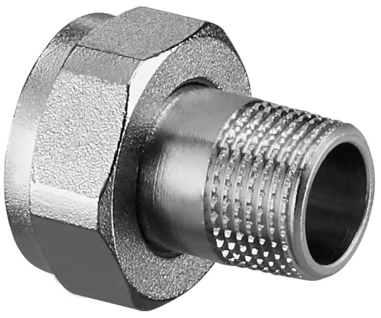Oventrop Verschraubung, Messing DN 15, 1/2" AG, ÜM 3/4" IG