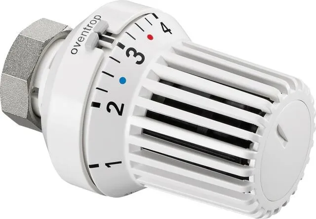 Oventrop Thermostatkopf Uni XH, weiß mit Nullstellung, 0 * 1-5
