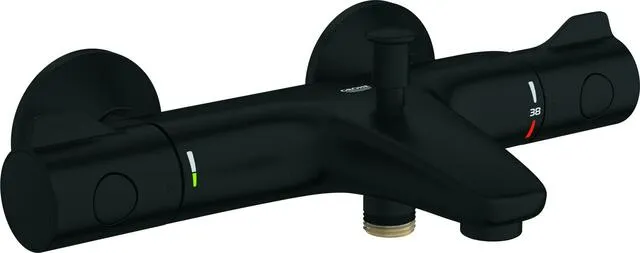 Grohe Grohtherm 800 Badethermostat, Wandmontage, matte black