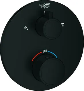 Grohe Grohtherm Thermostat Brausearmatur, matte black