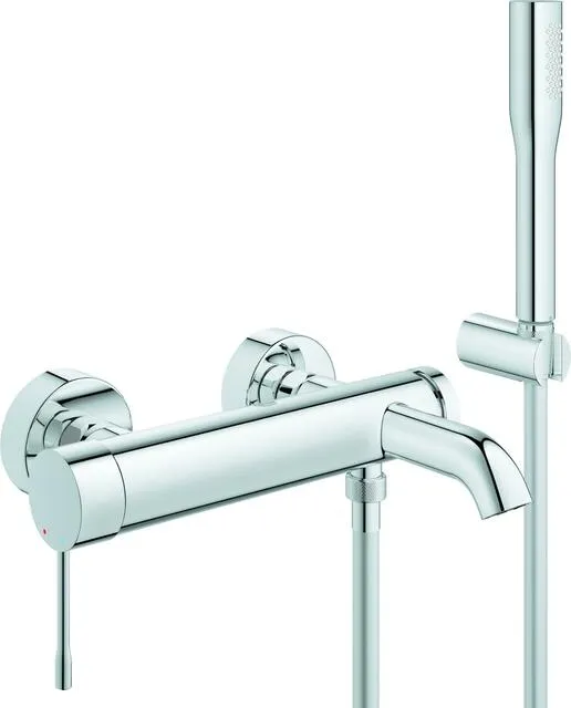 Grohe Essence Badearmatur, mit Brausegarnitur chrom